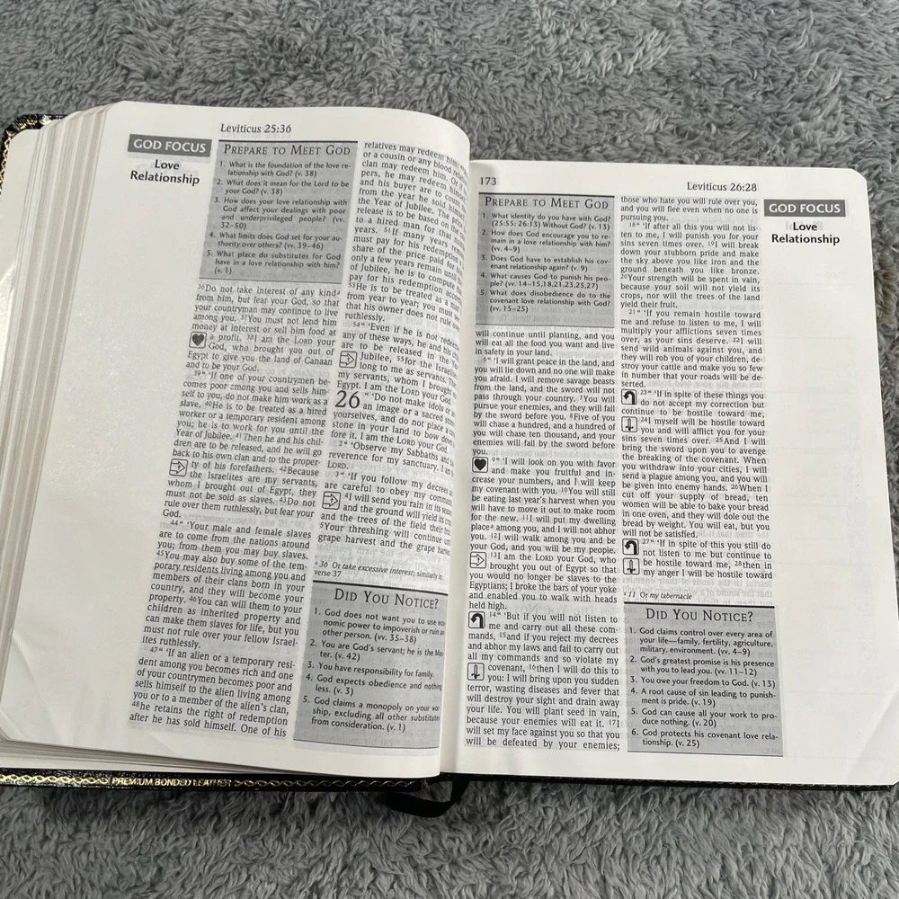 The Experiencing God Study Bible NKJV Broadman & Holman Black Genuine Leather VG